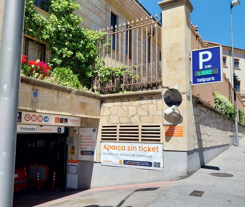 parking colon en la plaza mayor de salamanca